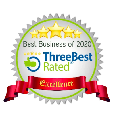Three Best Rated Best Business of 2020 Badge